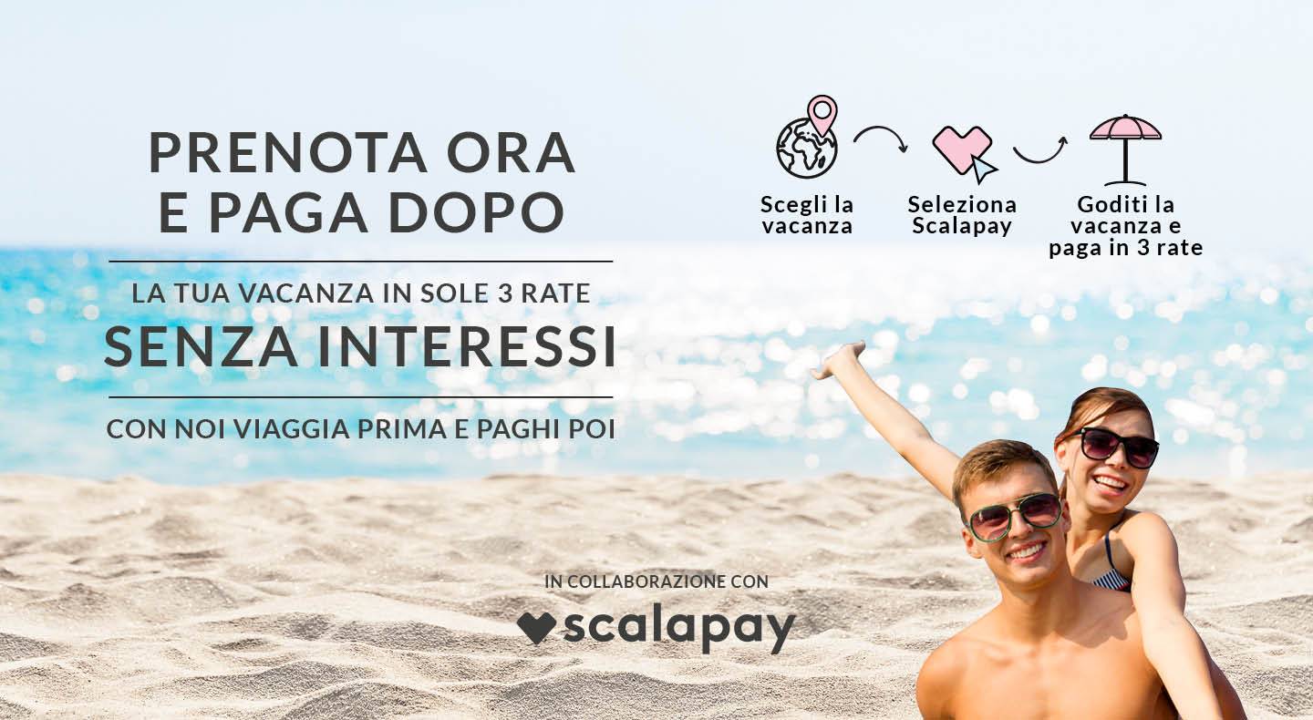 Paga ora con Scalapay Hotel 3 stelle Riccione